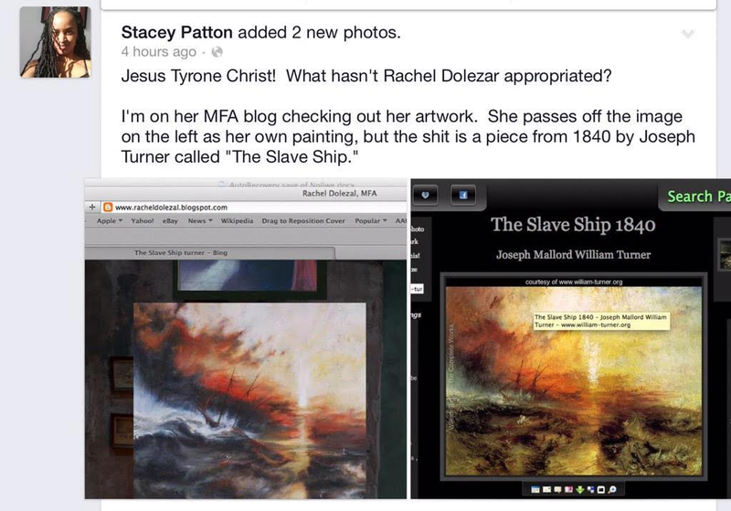 Illustration for article titled Did Rachel Dolezal Also Steal From a Famous (White, Male) Painter?